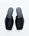 St Agni Soft Sqaure Toe Flat Black
