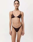 St. Agni Slim Bikini Briefs Cocoa