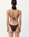 St. Agni Slim Bikini Briefs Cocoa