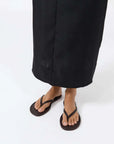 St Agni Thong Detail Slide Coffee