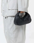St Agni Perforated Mini Bon Bon Bag Black