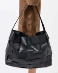 St Agni Woven Large Tote Black