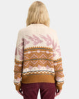 Scotch and Soda Metallic Fair Isle Pullover Tobacco