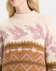 Scotch and Soda Metallic Fair Isle Pullover Tobacco