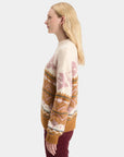 Scotch and Soda Metallic Fair Isle Pullover Tobacco