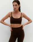 Nagnata Textured Ballet Wool Bralet Bark