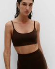 Nagnata Textured Ballet Wool Bralet Bark
