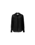 Viktoria And Woods Songbird Silk Shirt Black