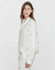 Deiji Studios Boxy Shirt Floral Stripe