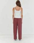 Deiji Studios Ease Trouser Rust Stripe