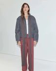 Deiji Studios Ease Trouser Rust Stripe
