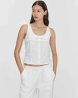 Deiji Studios Frills Top White