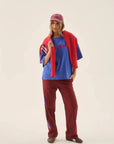 Araminta James Palermo Panel Tee Cobalt Blue