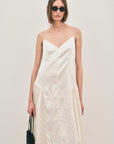 Solaqua Elodie Dress Ivory Jacquard