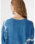 Bassike Indigo Dye Wide Htg Long Sleeve T Shirt