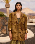 Sonta Oversized Jacket Khaki Bronze
