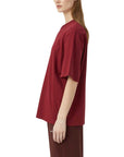 Camilla and Marc Monica Tee Burgundy