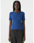 Bassike Rib Baby T Shirt Washed Ink
