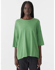Bassike Slouch Side Step T Shirt Fern