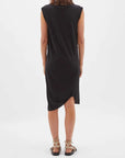 Bassike Slim Muscle Tank Dress Black