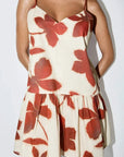 Zulu and Zephyr Cotton Mini Dress Ruby Floral