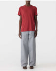 Bassike Classic T Shirt Deep Red