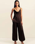 Shona Joy Agnes Cowl Neck Cami Espresso
