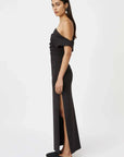 Camilla and Marc Mara Asymmetric Midi Dress Black