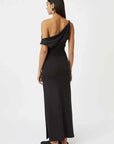Camilla and Marc Mara Asymmetric Midi Dress Black