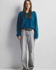 World Of Nomads Stella Cashmere Boat Neck Knit Ocean