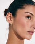 De Sur Inside Out Earrings Gold