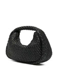 St Agni Lattice Weave Mini Bon Bon Bag Black