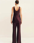 Shona Joy Savanna Bias Cut Pant Plum