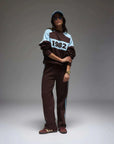 Araminta James 1982 Contrast Knit Sweater Espresso