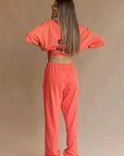 Araminta James Zip Ham Trackpant Coral