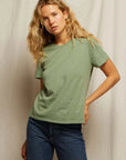 Perfectwhitetee Harley Short Sleeve Crew Neck Aloe