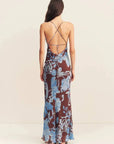 Shona Joy Lace Back Maxi Dress Arcadian Floral