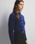 World Of Nomads Bella Cashmere Cardigan Navy