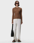 Elka Collective Filippa Knit Top Camel