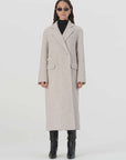 Elka Collective Laurence Coat Ivory Marle