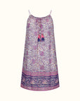 Spell Little Bird Strappy Mini Dress Berry