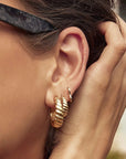 Arms of Eve Lulu Gold Hoop Earrings