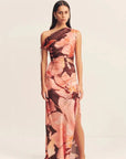 Shona Joy Emerson Gathered Maxi Dress Palermo Floral