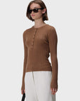 Elka Collective Filippa Knit Top Camel