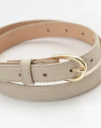 Elka Collective Narni Leather Belt Stone