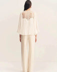 Shona Joy Emory Lace Blouse Ivory