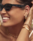 Arms of Eve Lulu Gold Hoop Earrings
