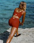 Zulu and Zephyr 4 Inch Bike Short Red Waffle