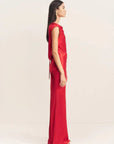 Shona Joy Tatum Cowl Back Maxi Dress Grenadine