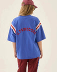Araminta James Palermo Panel Tee Cobalt Blue